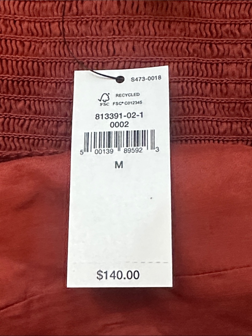 NWT Banana Republic Gathered Empire-Waist Midi Dress Sz M - Picture 6 of 11